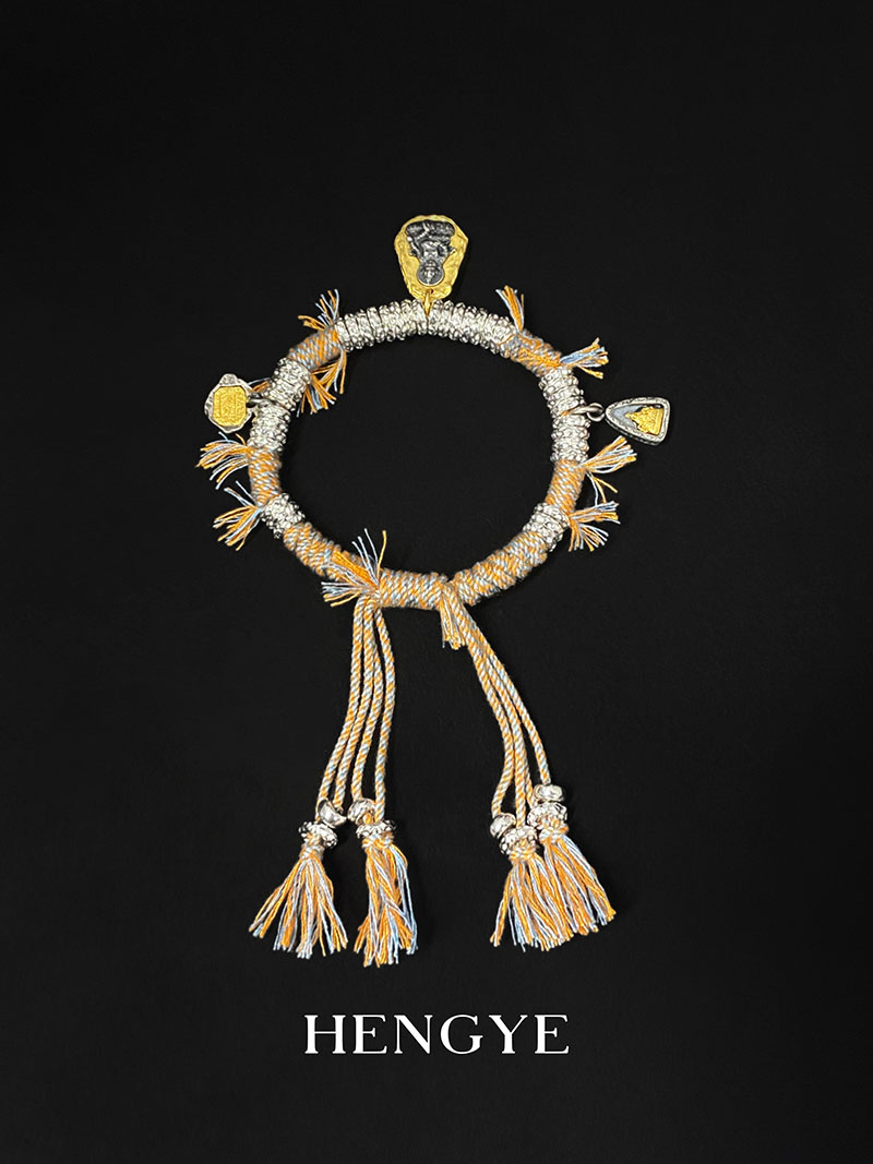 银925编绳做旧手串